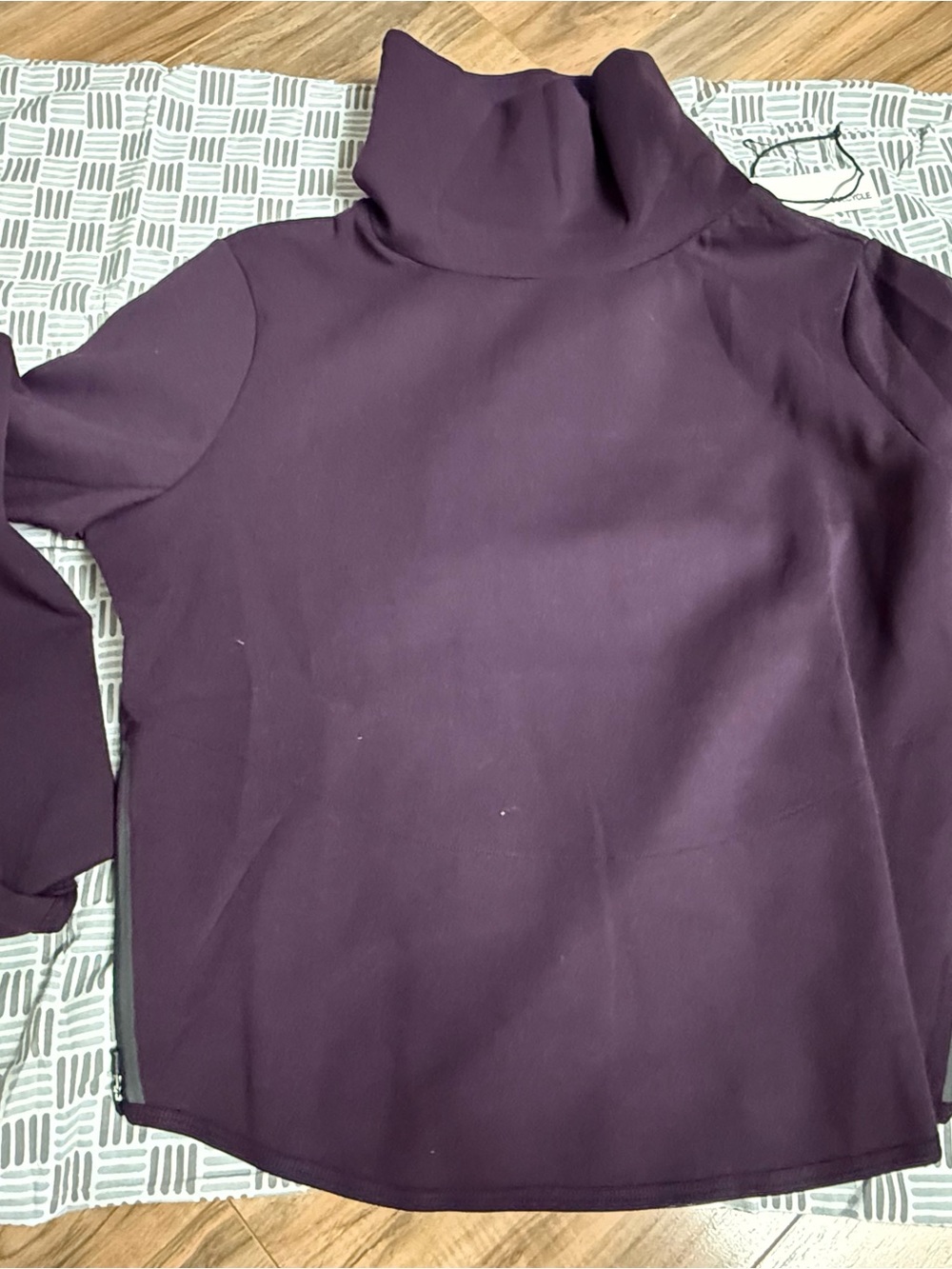 soulcycle Plum Purple Turtleneck Sweater